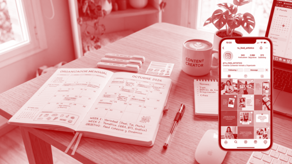 El arte de organizar tu mes: Mantén tu feed variado y ordenado